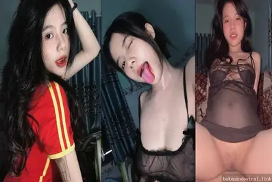 Nimfo Gila Threesome Dientot Dua Kontol Sampe Becek